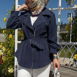 Liyosel trench(lacivert)