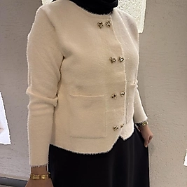 Prenses hırka /ekru