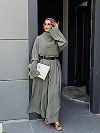 Kraş bluz/mint yeşili