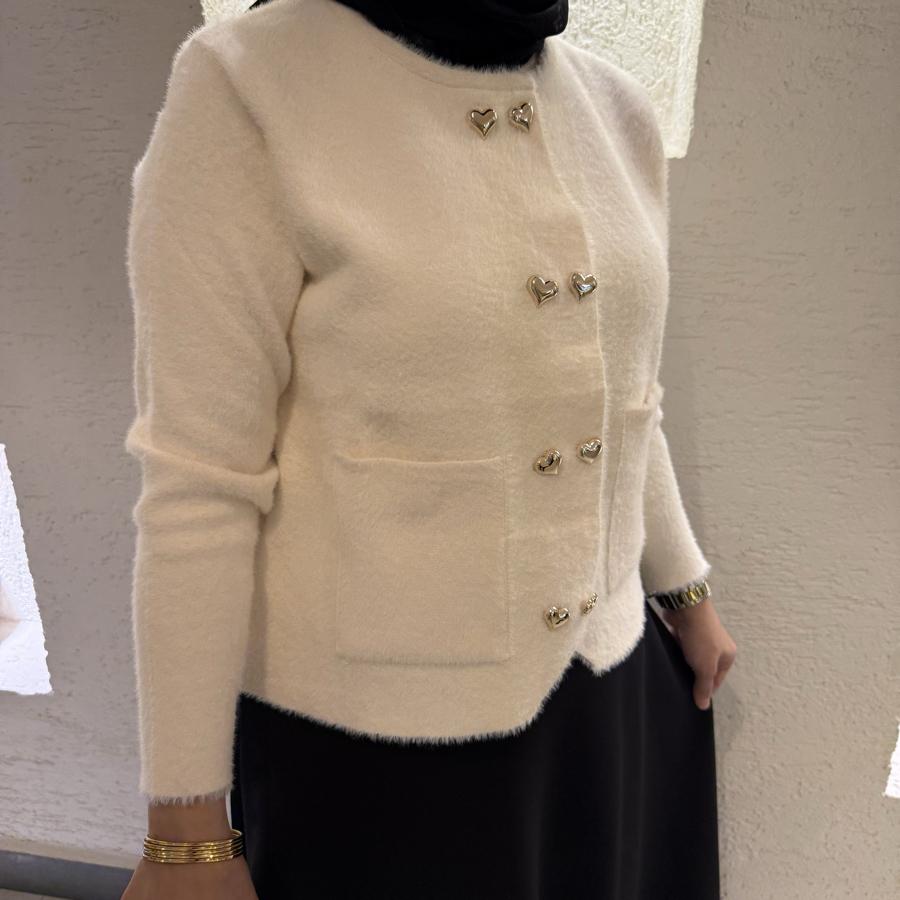 Prenses hırka /ekru